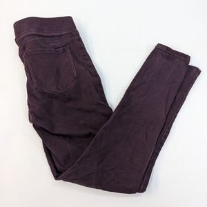 Old Navy Rockstar Midrise skinny purple pull on pants [187 ]
